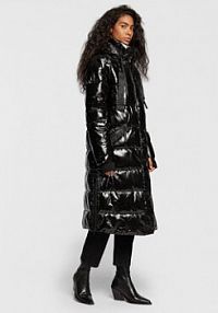 Kurtka puchowa Marc Aurel czarna damska 