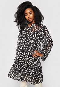 Sukienka codzienna Imperial czarna ABCOAGP  Loose Fit