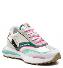 Sneakersy KARL LAGERFELD beżowe damskie KL62931