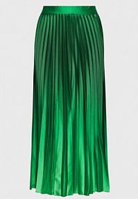 Spódnica maxi Dixie zielona Plisowana