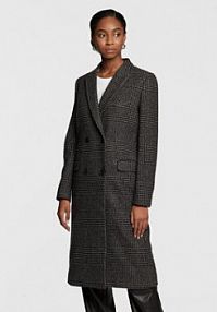 Płaszcz The Kooples szary damski Wełniany