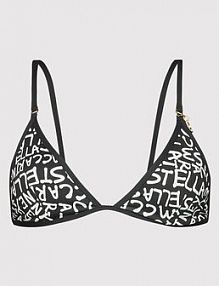 Strój kąpielowy Stella McCartney czarny Góra od bikini