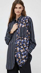 Koszula PS Paul Smith  granatowa damska W2R.257B.J309