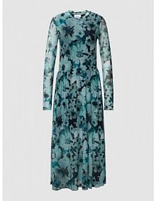 Sukienka midi ze stójką model Marisan-Midi moves niebieska EAN 221362349