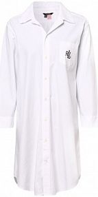 Koszula nocna biała Lauren Ralph Lauren