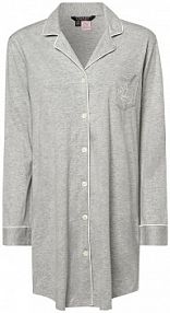 Koszula nocna szara Lauren Ralph Lauren