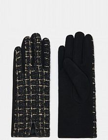 Tweedowe rękawiczki Mohito damskie 2361Q-MLC