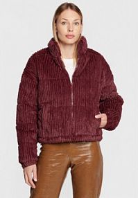 Kurtka puchowa Cotton On czerwona damska Zimowa