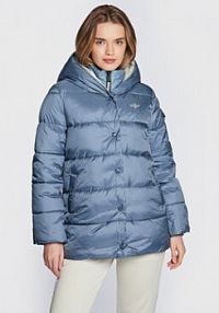 Kurtka puchowa Aeronautica Militare niebieska damska Przejściowa
