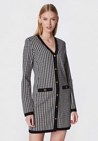 Sukienka dzianinowa TWINSET czarna 