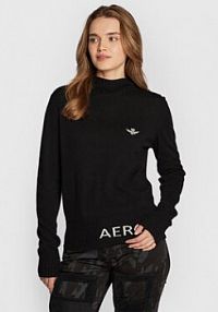 Sweter Aeronautica Militare czarny damski 