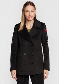 Płaszcz Aeronautica Militare czarny damski Przejściowy