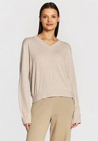 Sweter Ecoalf beżowy damski 