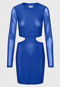 Sukienka koktajlowa Noisy May niebieska 