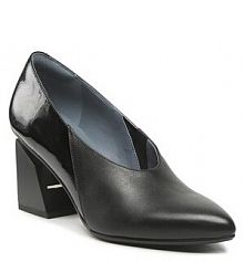 Półbuty na obcasie United Nude czarne