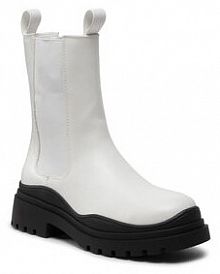 Sztyblety DeeZee białe damskie