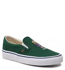 Tenisówki Polo Ralph Lauren zielone damskie