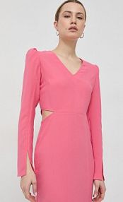 Sukienka maxi Notes du Nord  różowa 12901