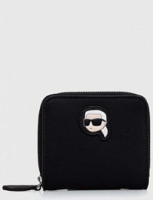 Portfel Karl Lagerfeld  czarny damski 230W3220