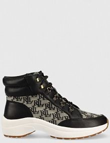 Sneakersy Lauren Ralph Lauren  czarne damskie 802882618001.