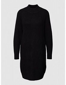 Sukienka z dzianiny ze stójką model Claura FREE/QUENT czarna EAN 200672
