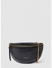 Saszetka z nadrukiem z logo model COCCINELLE SOLE NAK czarna damska EAN E5NAN570101