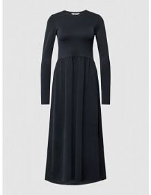 Sukienka midi z okrągłym dekoltem MbyM czarna EAN 45148313