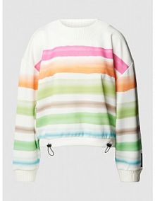 Bluza ze wzorem w paski model Fara BRAX biała damska EAN 32-8318 90642600