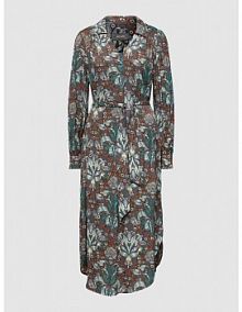 Sukienka koszulowa ze wzorem na całej powierzchni model Aldo Amarlia Dress MOS MOSH szara EAN 145310