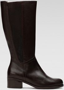 Kozaki Go Soft brązowe ciemny damskie RST-AUGUSTA-11A