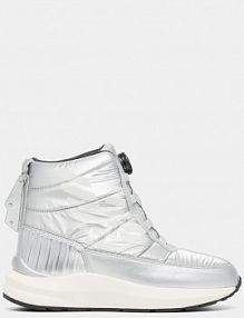 Botki EA7 EMPORIO ARMANI srebrne damskie