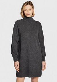Sukienka dzianinowa Sisley szara 