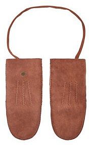 Rękawiczki skórzane EMU Australia brązowe Damskie