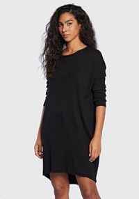 Sukienka dzianinowa Moss Copenhagen czarna 