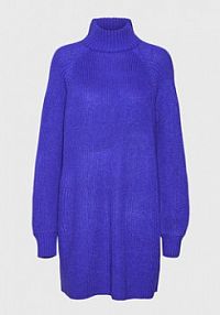 Sukienka dzianinowa Noisy May niebieska 