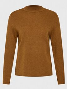 Sweter Ecoalf brązowy damski 