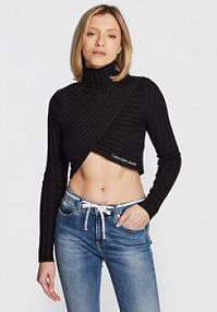 Golf Calvin Klein Jeans czarny damski 