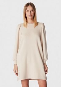 Sukienka dzianinowa Moss Copenhagen beżowa 