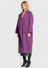 Płaszcz Imperial fioletowy damski Przejściowy