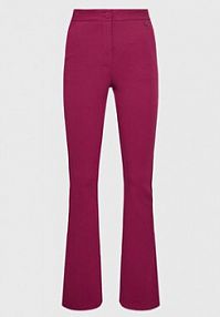 Spodnie eleganckie Dixie różowe damskie Materiałowe