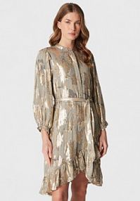 Sukienka koktajlowa Bruuns Bazaar zielona 