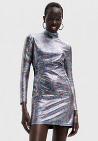 Sukienka koktajlowa Desigual wielokolorowa 