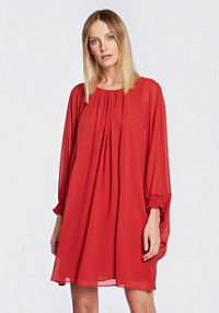 Sukienka koktajlowa NAF NAF czerwona 