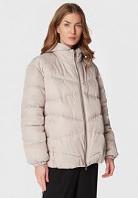 Kurtka puchowa Marc Aurel beżowa damska Przejściowa