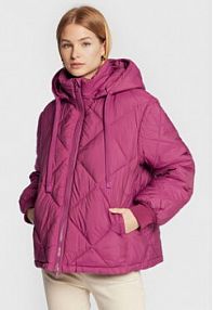 Kurtka puchowa Marc Aurel fioletowa damska Przejściowa