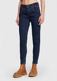 Jeansy Fransa granatowe damskie 