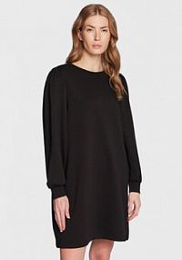Sukienka dzianinowa Moss Copenhagen czarna 