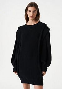 Sukienka dzianinowa IRO czarna 