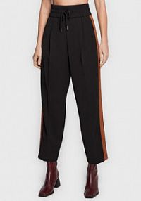 Spodnie eleganckie Marc Aurel czarne damskie Materiałowe