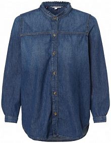 Koszula jeansowa Kobiety Bawełna niebieska jednolity 36 Tommy Hilfiger